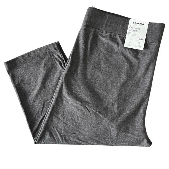 Sonoma Gray Cropped Leggings - Picture 2 of 5
